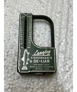 Langley Fishermans DE-LIAR Model 228 Portable Scale &amp; Measuring Tape Vin... - £15.56 GBP