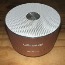 Lenrue A2 Rose Gold Wireless Portable Bluetooth USB Rechargeable Speaker - $9.90