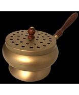 Large Brass Incense Censer Burner with Handle! - $18.76