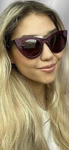 New WILL.I.AM WA 567S06 48mm Cat Eye Burgundy Women&#39;s Sunglasses - $89.99