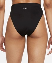 Nike High Waist Swim Bottom Black Med. Made From Recycled Fibers.NWTS - £20.86 GBP