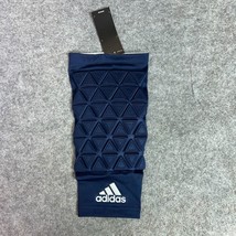 Adidas Mens Knee Pad Large Navy White Compression Techfit Logo Volleyball NWT - $18.98