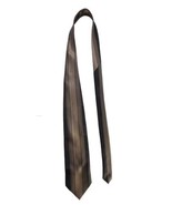 Giorgio Bissoni 100% Polyester Tie Brown  Gold Necktie Business Classic ... - $558.58 MXN