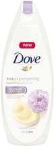 Dove Purely Pampering Nourshing Body Wash, Sweet Cream &amp; Peony 22 oz (Pack of 4) - £29.12 GBP