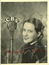 Louise BEACH Soprano CBS KFRC SINGER ORG PHOTO H135 - £15.72 GBP