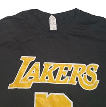 LA Lakers Anthony Davis #3 T-Shirt Black NBA Basketball Tee Men Small image 2