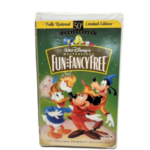 Vintage Disneys Fun and Fancy Free Movie 50th Anniversary VHS Video Tape - £6.11 GBP
