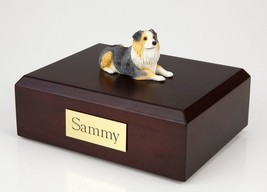 Australian Shepherd Pet Funeral Cremation Urn Avail in 3 Diff Colors &amp; 4 Sizes - $169.99+