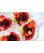Ty Genuine Gobbles the Turkey Beanie Babies for Thanksgiving - £19.82 GBP