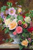 Art Giclee Printed Oil Painting Print Still life flower  Home decor Canvas - £8.15 GBP+