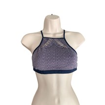 BKE Buckle Womens Size XS S Sports Bra Navy Pink Racerback - £6.64 GBP