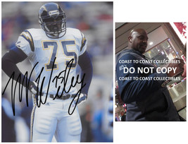 Marcellus Wiley Signed 8x10 Photo Proof San Diego Chargers Football Autographed - £51.43 GBP