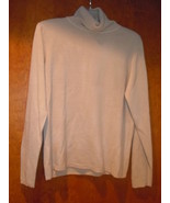 C.C. Hughes Beige Turtleneck Sweater Size Medium - $6.99