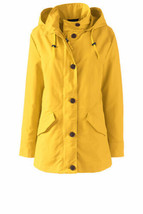 Lands End Women&#39;s Storm Raker Jacket Atlas Yellow New - £39.10 GBP