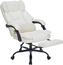 Comfy Reclining Office Chair: Foot Rest &amp; Lumbar Support - $261.59 CAD