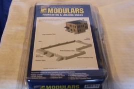 HO Scale Walthers, Modulars Foundation &amp; Loading Docks Kit, #933-3724  - $52.49