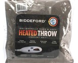 Biddeford Comfort Knit Heated Throw 10 Hour Auto Shut Off 13&#39; Extra Long... - £61.61 GBP