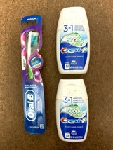 Crest Complete Plus Scope 3 in 1 Gel toothpaste x 2 + Oral B Toothbrush Medium - £11.73 GBP