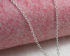 &quot;O&quot; Cable Chain Necklace -- Sterling Silver -- 16&quot; to 30&quot; -- Made in Italy  [TZ] - £16.05 GBP+