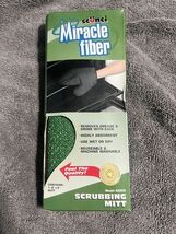(1) Scunci Miracle Fiber Scrubbing 8x9 Mitt Model 52205 Reusable Removes... - $9.89