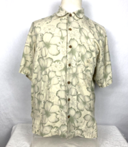 Tommy Bahama M Men&#39;s Shirt Relax Fit Floral Green - Pocket 100% Silk - £14.00 GBP