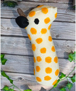 Wool Safari Giraffe Baby Animal Head Plush Doll Wall Decor Safari Collec... - £25.13 GBP