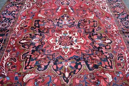 8&#39;4 x 12 Fine Durable S Antique Vintage Caucasian Carpet Handmade Wool Area Rug - £2,222.43 GBP