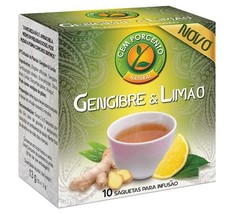 Cem Porcento - Ginger and Apple Infusion - 8 x 10 teabags (count 80 teab... - $34.40