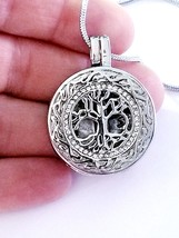 Tree of Life Urn, Cremation Necklace Pendant, Keepsake Jewelry Memorial, Urn Ash - £35.37 GBP