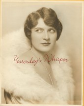 Katheryn Givney Fur c.1929 Dw Portrait Promo Photo H266 - $19.99