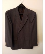 42R David Taylor GREY 2 BUTTON WOOL BLEND SUIT JACKET BLAZER - $19.53 CAD