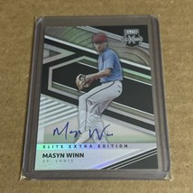 2020 Panini Elite Extra Masyn Winn RC AUTO #54 St. Louis Cardinals - $37.40