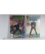 Web of Spiderman #68 &amp; Spectacular  Spideman #139 - Marvel Comics 1990 T... - £8.65 GBP