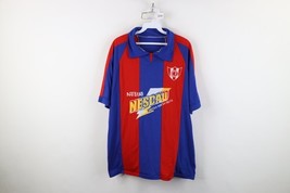 Vtg 80s Mens L Striped Collared Club Cerro Porteno Soccer Football Jerse... - $79.15