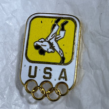 Olympics Team USA Wrestling Olympic Sport United States Games Lapel Hat Pin - £6.21 GBP