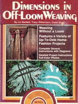 Vtg 1997 Dimensions In Off-Loom Weaving Wallhanging Basket Pillow Book - $14.99