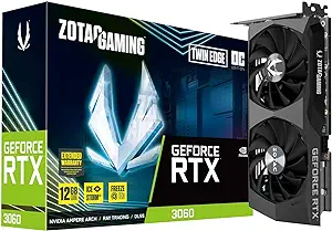 ZOTAC Gaming GeForce RTX 3060 Twin Edge OC 12GB GDDR6 192-bit 15 Gbps PC... - $600.99