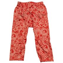 Patagonia Capilene Baby Toddler 24M Orange Floral Print Polyester Pants ... - $21.78