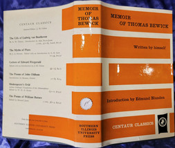 Bewick, Thomas, Memoir Of Thomas Bewick Written By Himself - 1961 1st American - £15.98 GBP