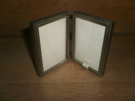 Metal Folding  Double Picture Frames , Scroll Design - $93.19 MXN