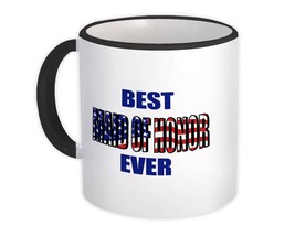 Best Maid of Honor Ever : Gift Mug Wedding USA Flag American Patriot - £12.67 GBP