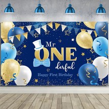 Boys 1St Birthday Decoration Mr. Onederful Birthday Party Supplies Boy 1St Birth - £14.89 GBP