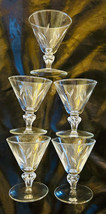 Libbey Simplicity Liquor Cocktail Glass 4&quot; holds 3 oz (5) in lot Crystal - £22.16 GBP