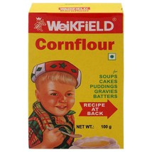 Weikfield Cornflour 100 g Extracted from maize , Fine and pure - £10.77 GBP+