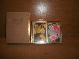Old Set of Congress Playing Cards , Canasta , Roses and Water Lillies - $4.10 CAD