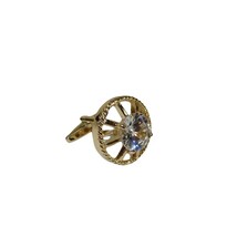 Men J.Valintin Cufflinks With Bold Stones Plated Gold Vito Rofolo V45-3 image 4