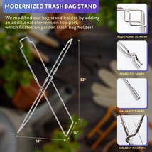 Portable Hamper Stand Up Laundry Room Bag Holder Stand 30-55 Gallon - $49.46