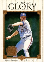 1999 Upper Deck Crowning Glory  Doubles Roger Clemens Kerry Wood 1 0319/1000 - £9.43 GBP