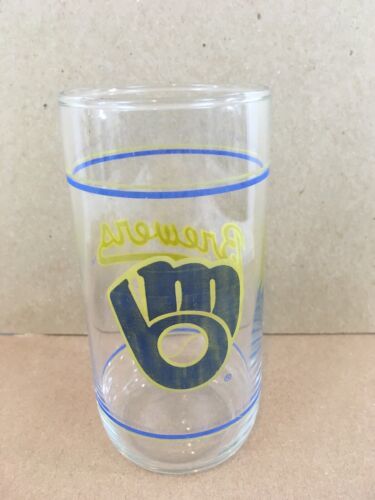 Primary image for Authentic Union 76 Promo Vtg 1980s Milwaukee Brewers 5 1/4" Beer Glass