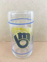 Authentic Union 76 Promo Vtg 1980s Milwaukee Brewers 5 1/4&quot; Beer Glass - £7.79 GBP